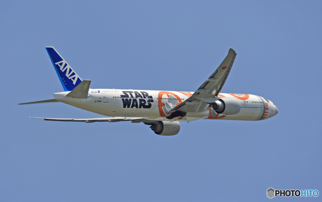 [STAR WARS] ANA JA789A 飛び立ち 