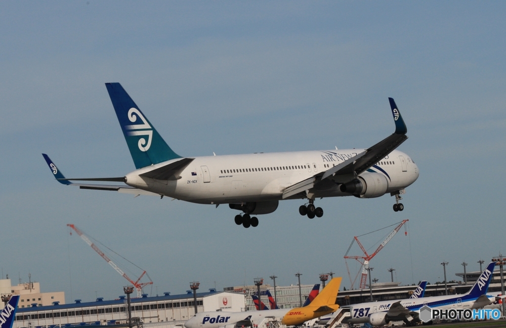 Air New Zealand 767-300 到着　