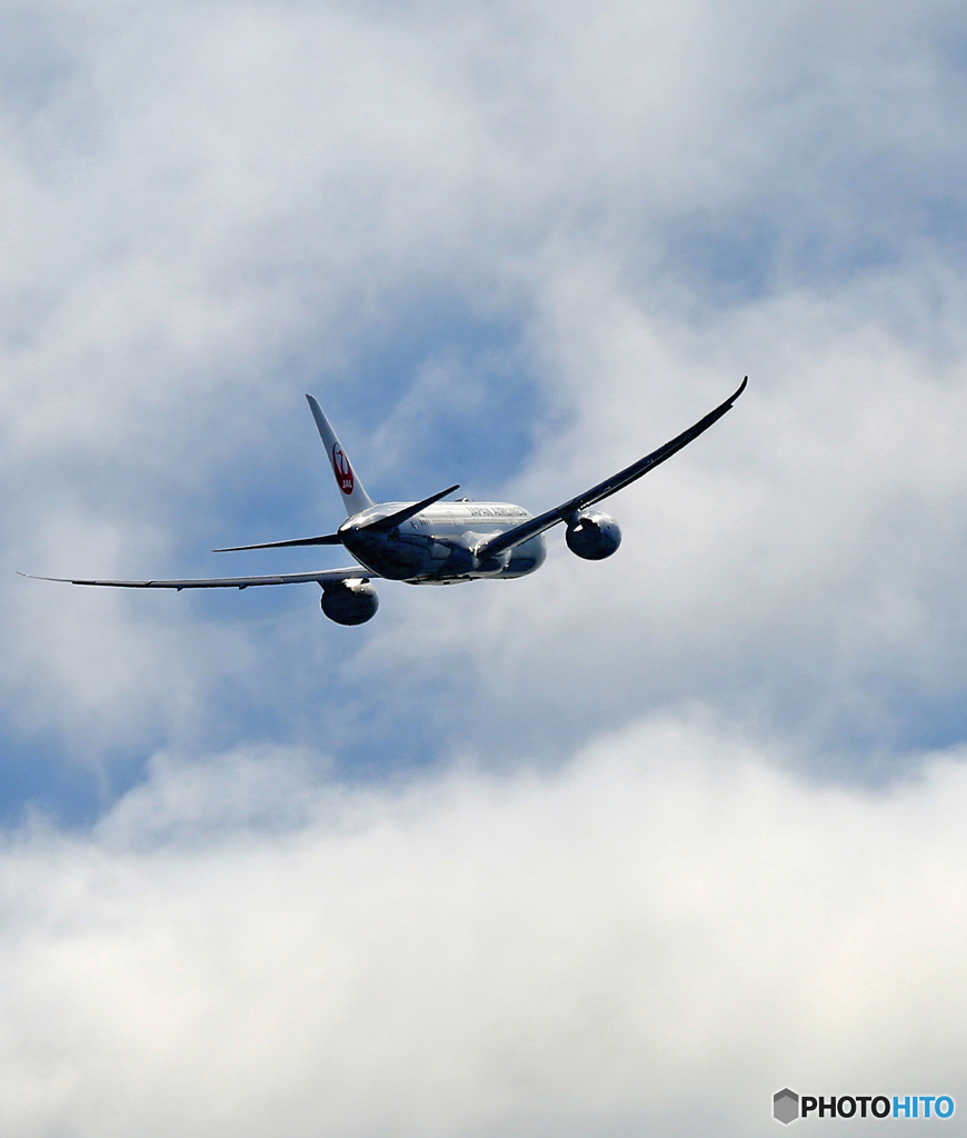 飛び立ち JAL 787-8 JA839J
