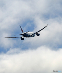 飛び立ち JAL 787-8 JA839J