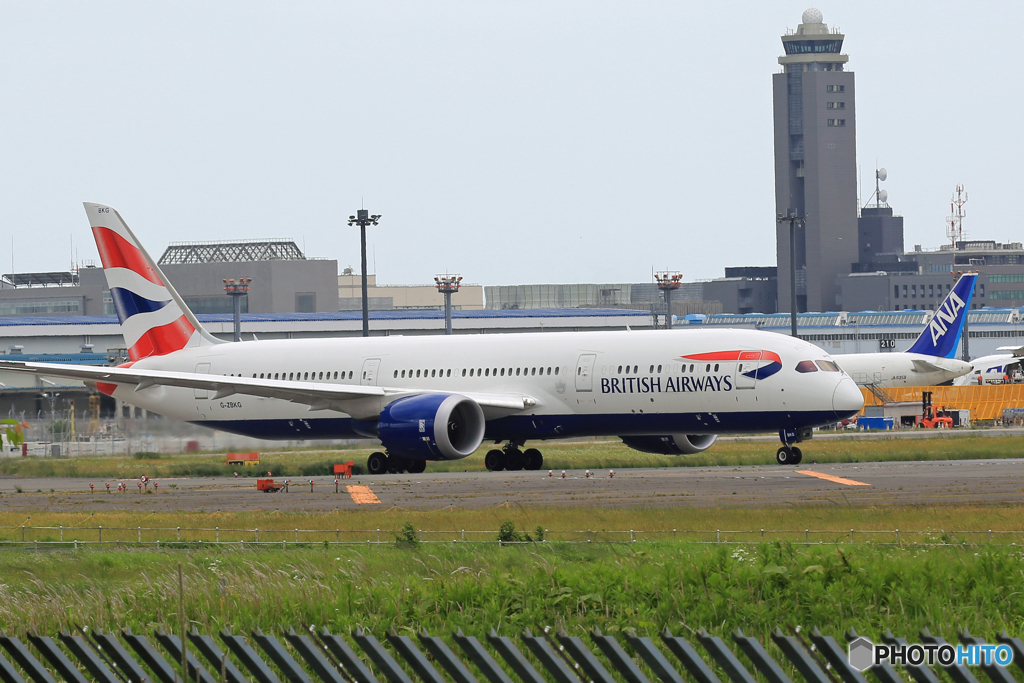 「はれ」 British 787-9 B-ZBKG 離陸