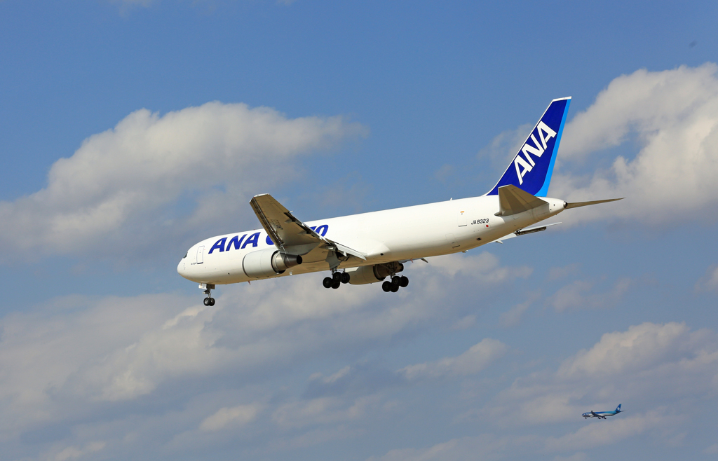 Landing 「すかい」 ANA Cargo 767-381 JA8323