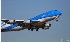 出発 KLM 747-400 PH-BFT