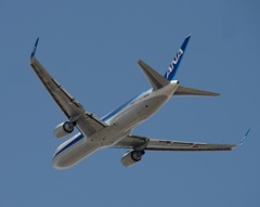 離陸 ANA 767-300ER ｳｲﾝｸﾞ