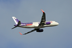 飛び立ち　Hkexpress A320-232 B-LCF