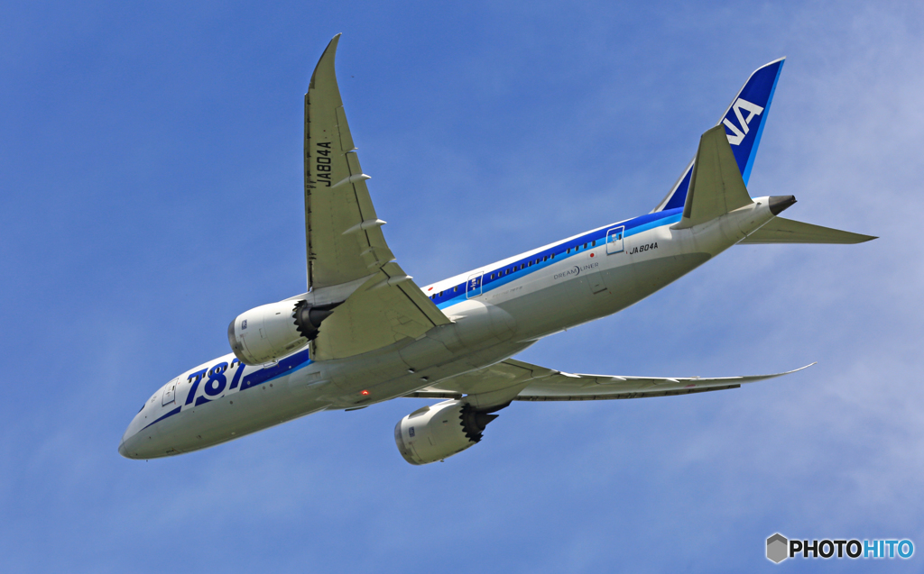 離陸 ANA 787-8 JA804A