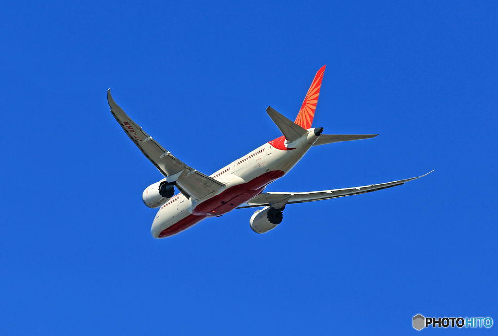 「そらー」 Air India 787-8 VT-ANM出発 