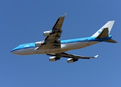 KLM 747-400  飛び立ち