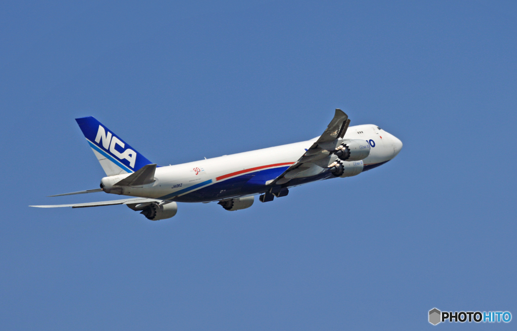 離陸　NCA 747-8KZF JA13KZ