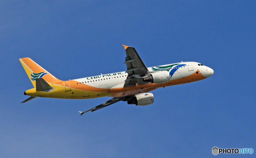 出発CEBU A320-214 RP-C3244