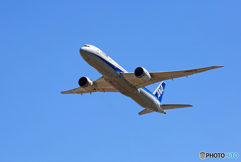 「SKY」 ANA 787-9 JA837A Takeoff