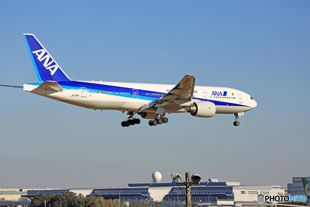 到着　ANA 777-200 JA710A