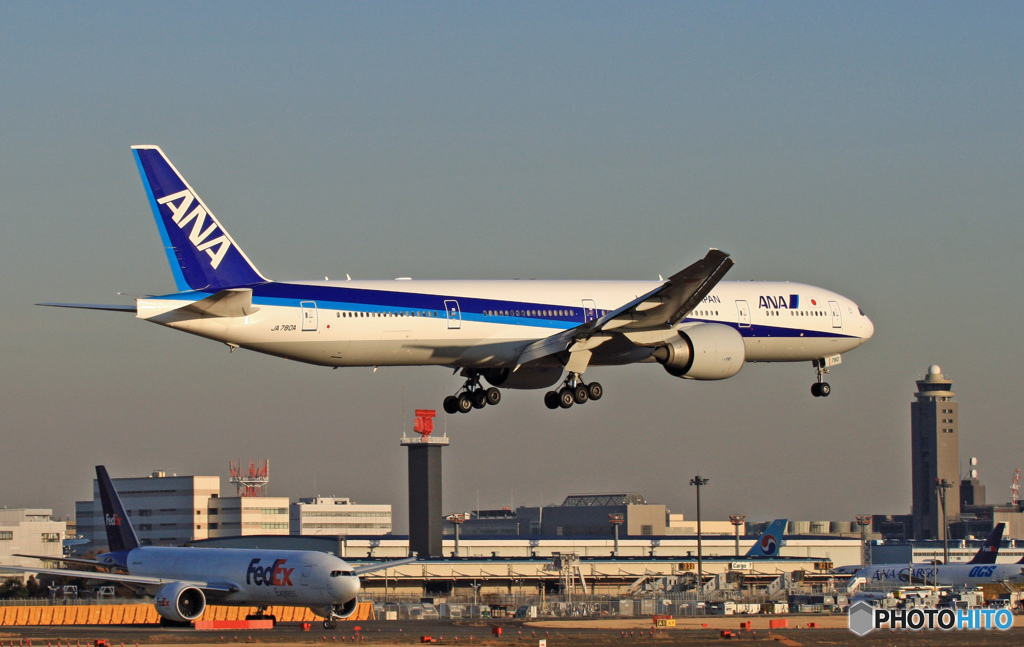 ANA 777-381 JA780A 着陸 