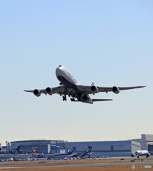 「ぶるー」 NCA 747-8KZF JA16KZジャンボ  