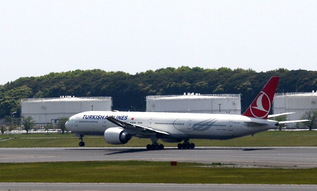 飛び立ち（131）TURKISH AIR 777-3F2　