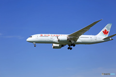 AIR CANADA 787-8 C-GHQQ 着地前 