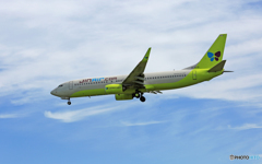 着陸 JIN AIR 737-800 HL8015