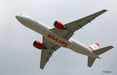 離陸 Austrian 777-2Z9 OE-LPD