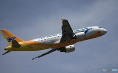 飛び立ち　CEBU A320-214 