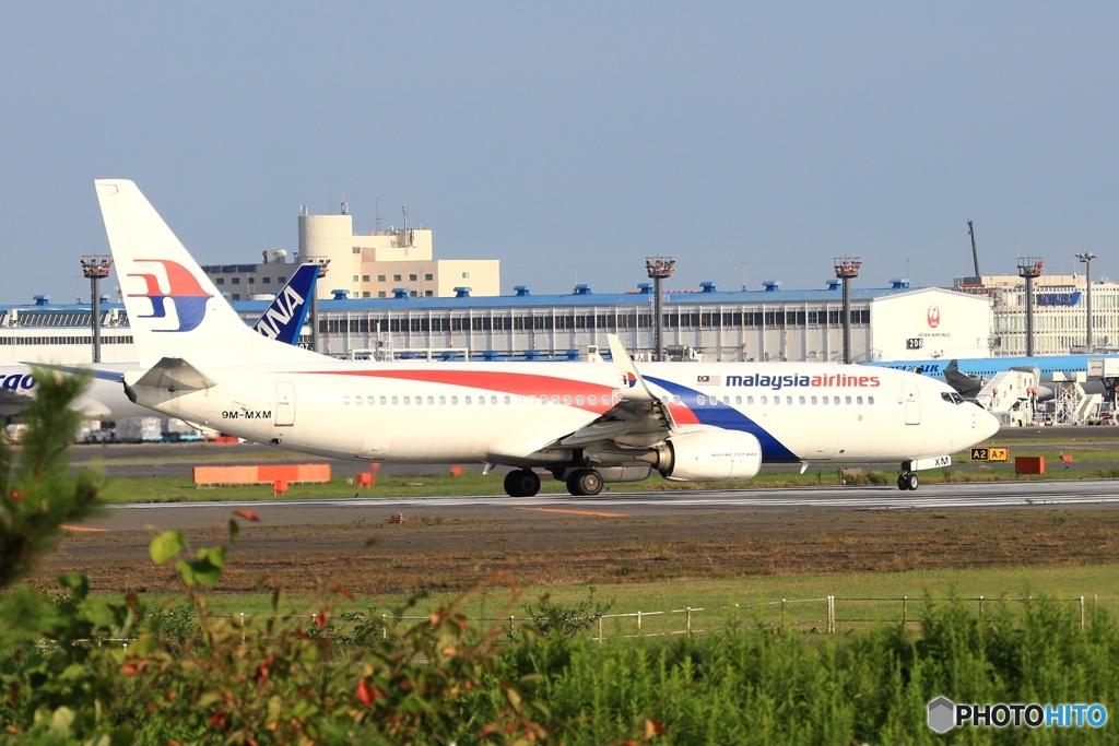 出発　Malaysia 737-8H6 