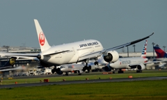 着陸（89）Japan Airlines 787-8