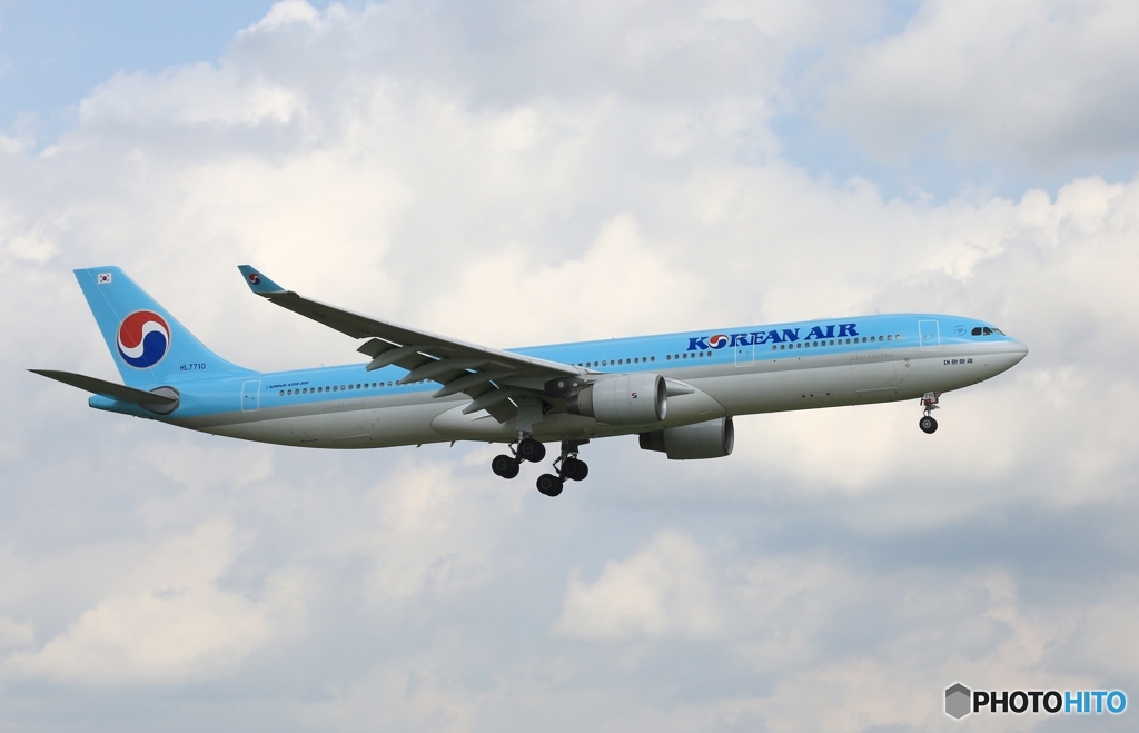 到着　KOREAN A330-323