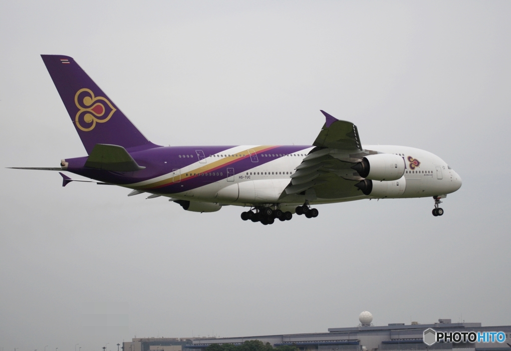 到着　Thai A380-841