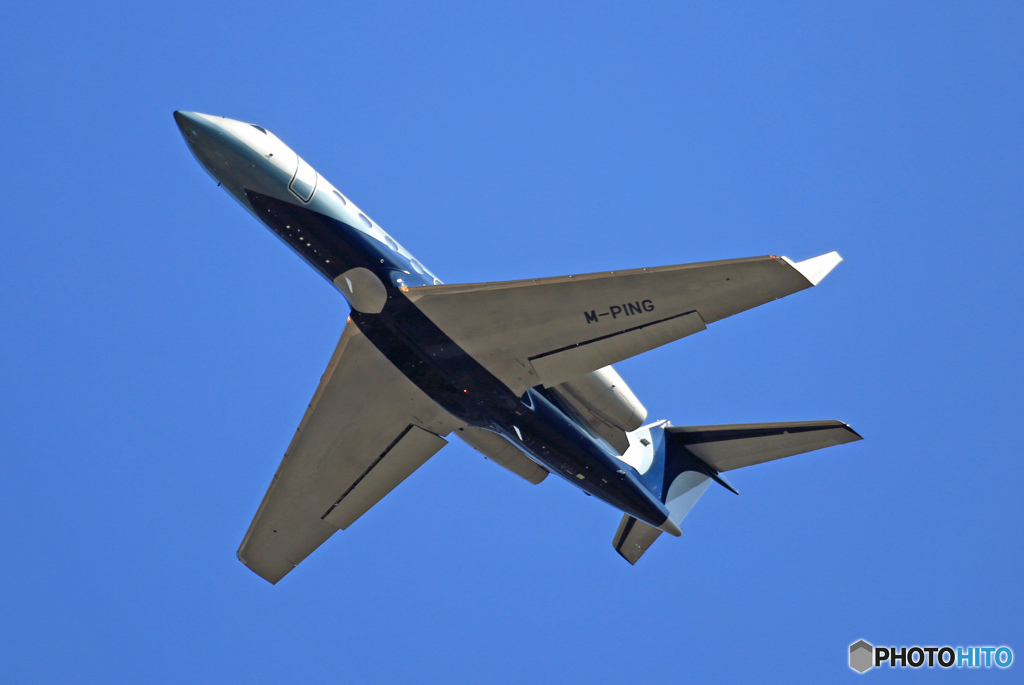 private :Gulfstream G450 M-PING飛び立ち　