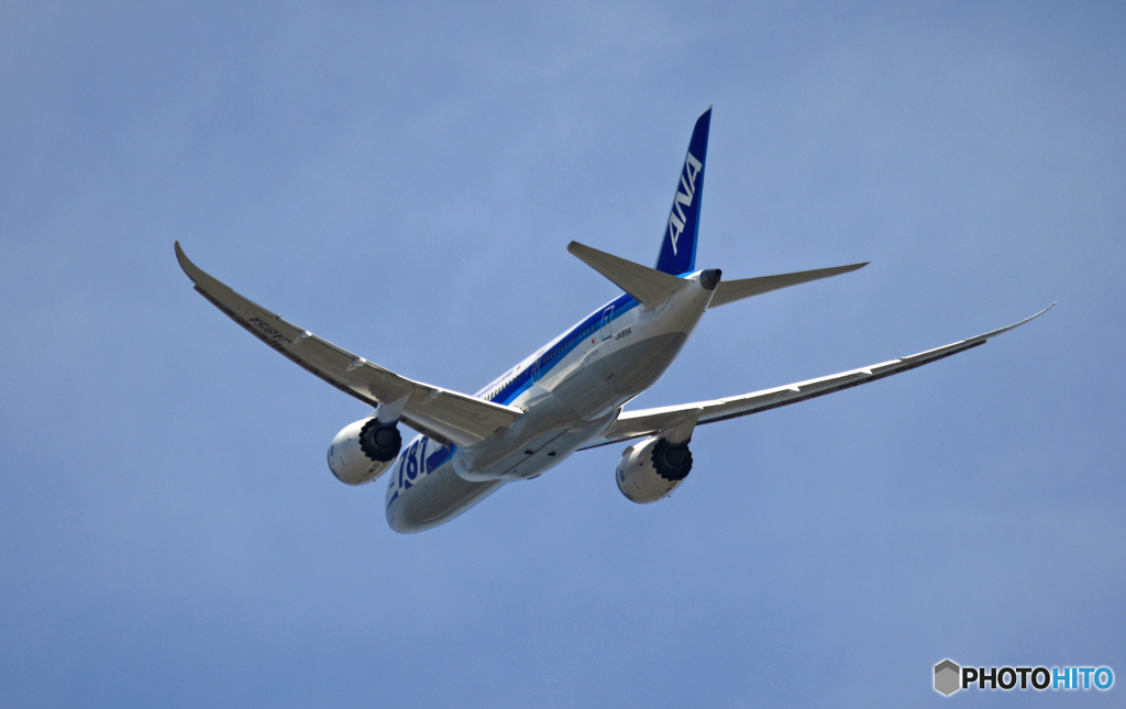 ANA 787-8 JA815A 出発 