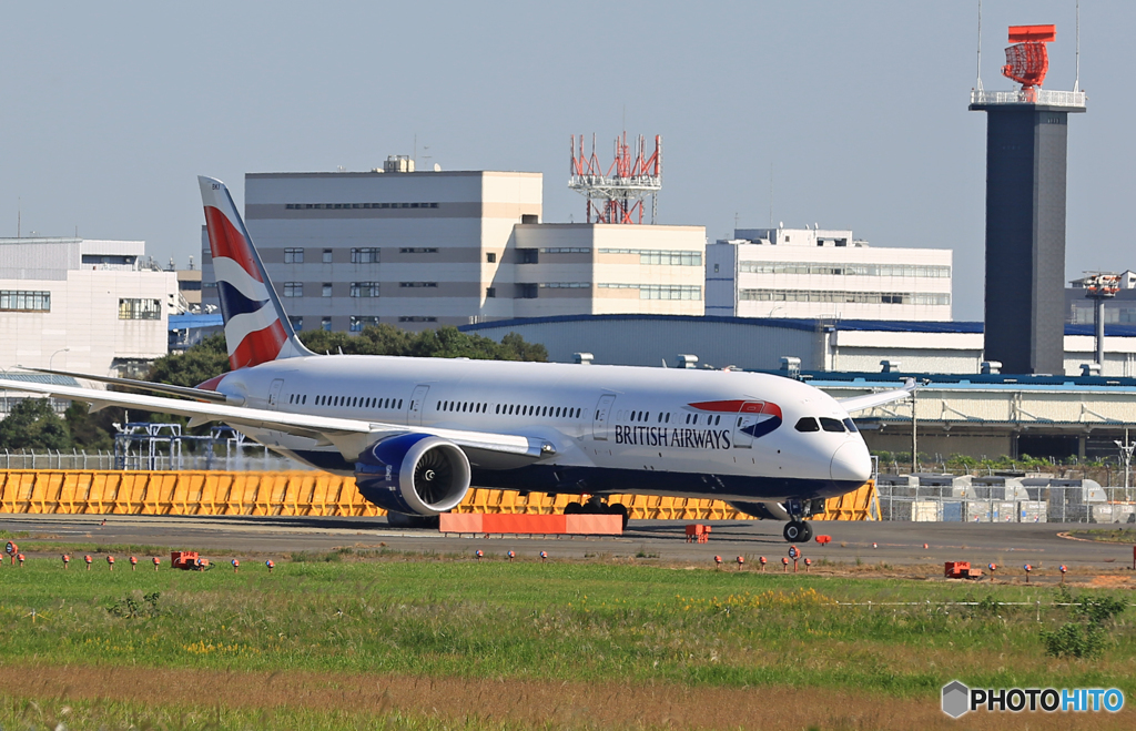 離陸  BRITISH 787-8