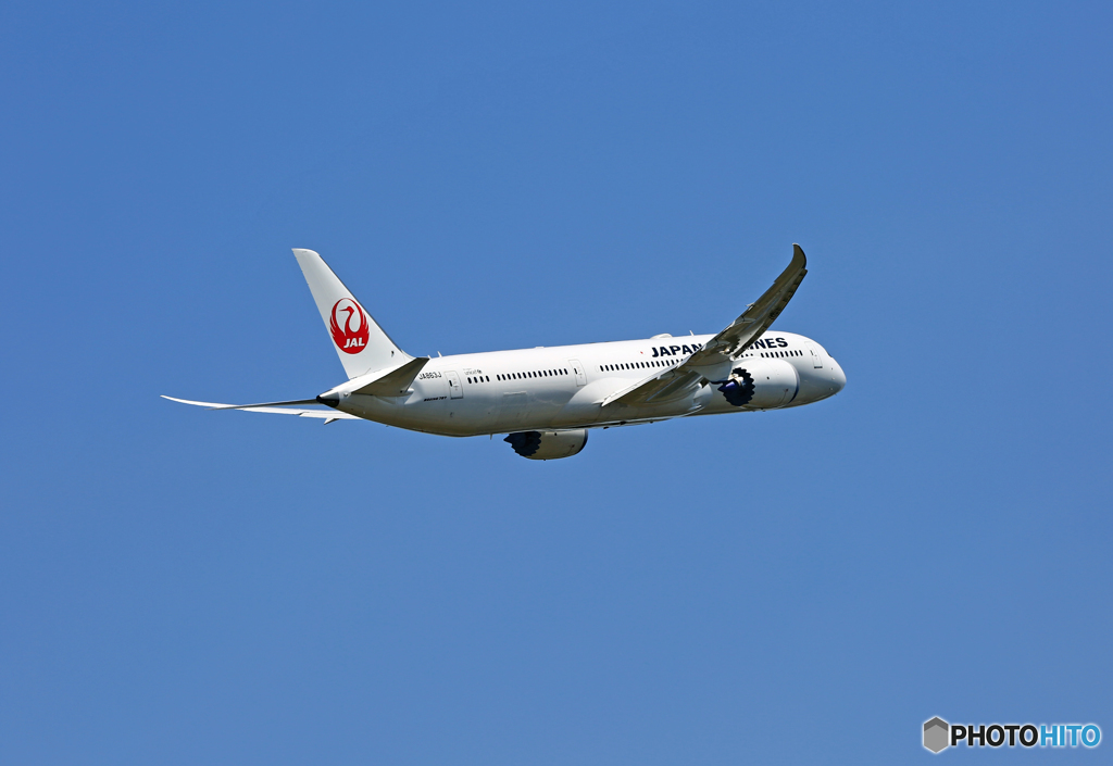 JAL 787-9 JA863J 飛び立ち 