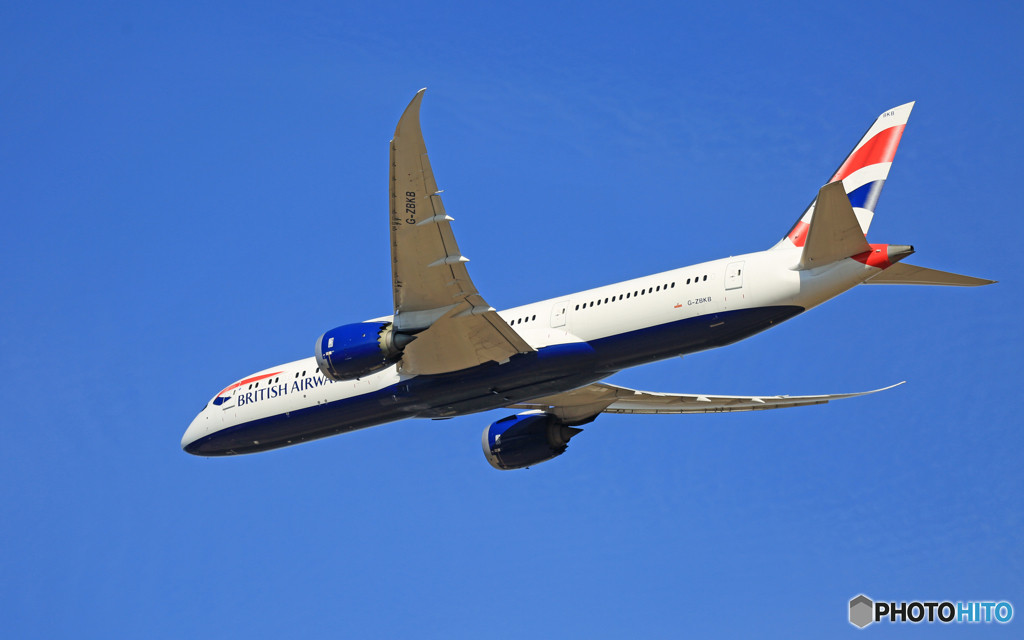 「すかい」 BRITISH 787-9 G-ZBKB離陸