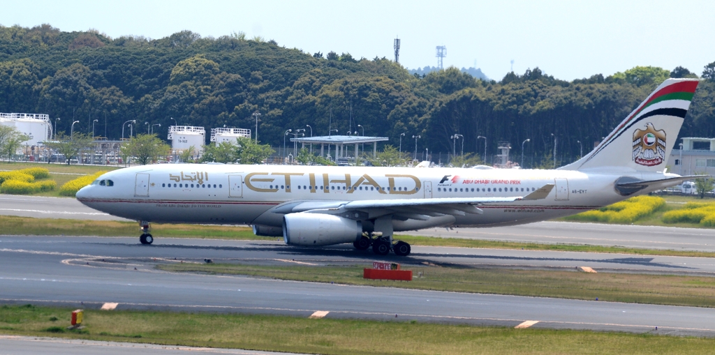 エティハド航空　F1ドバイGP A330