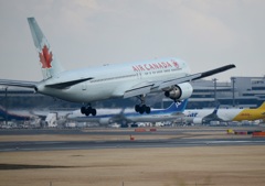 Air Canada 767-300 到着