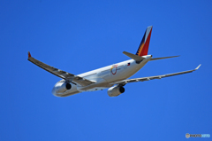 「良い天気」Philippines A330-343 RP-C8765飛び立ち