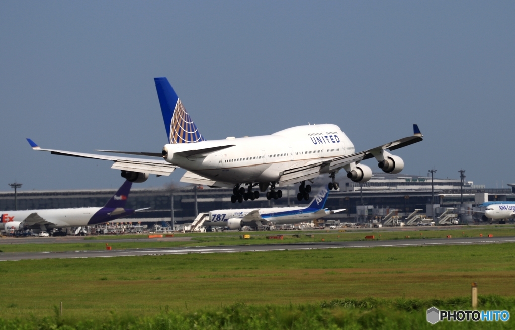 United７４７ジャンボ機