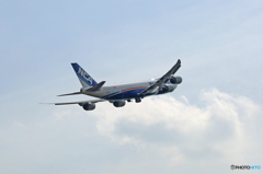 NCA 747-8KZF JA15KZ 出発 