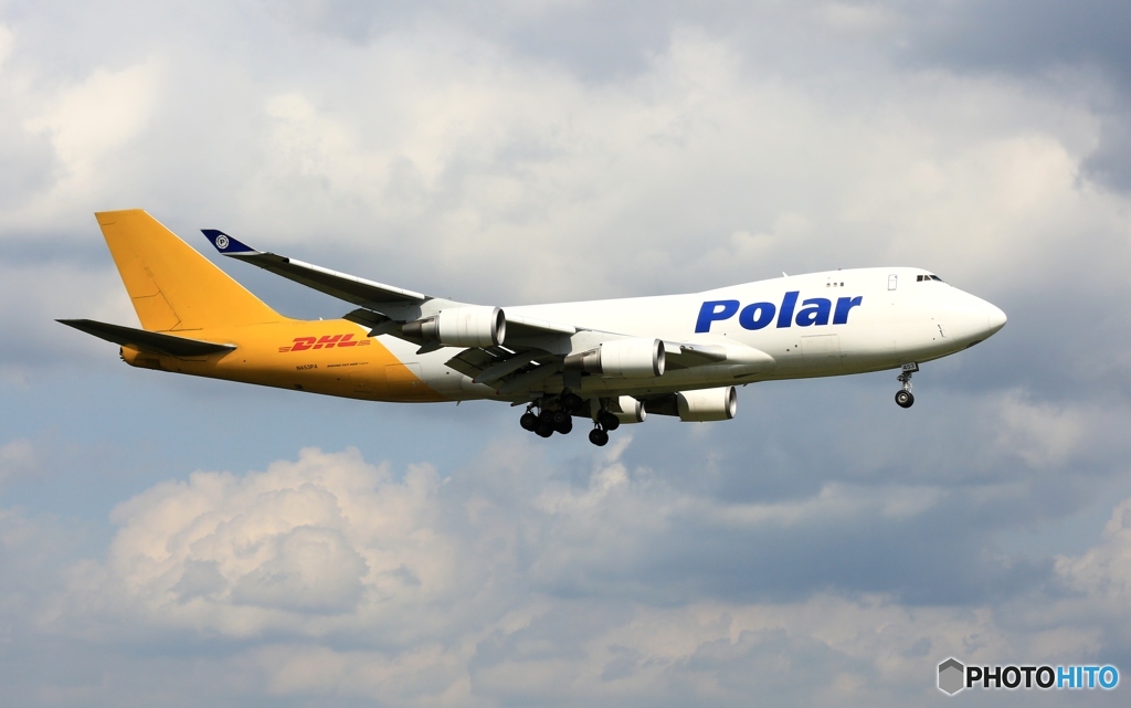 polar 747-46NF 着陸　