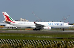 SriLankan A330-343 出発　