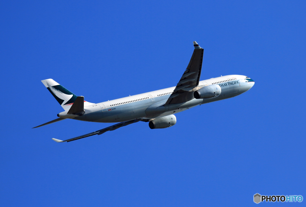 CATHAY A30-343 B-LBI 離陸　