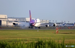 ✈THAI A380-841 HS-TUE 到着  ✈THAI A380-841 HS-TUE 到着