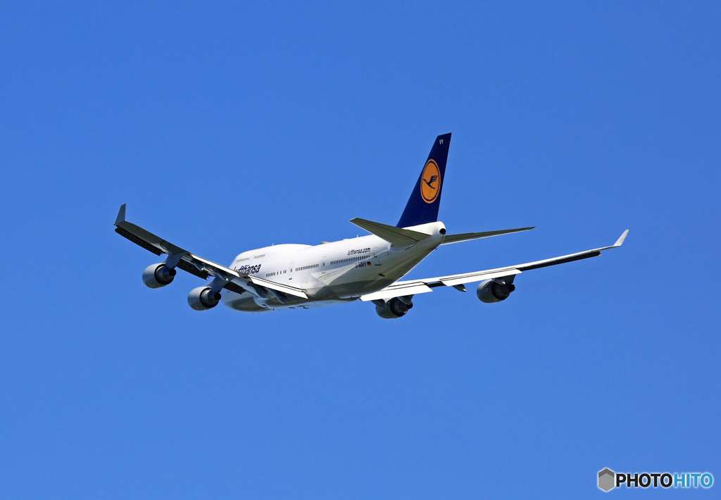 Lufthansa 747-400 D-ABVY 出発　　