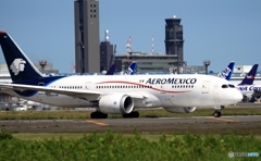 AEROMEXICO 787-8 出発　