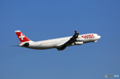 SWIISS A340-313 HB-JMA 離陸  