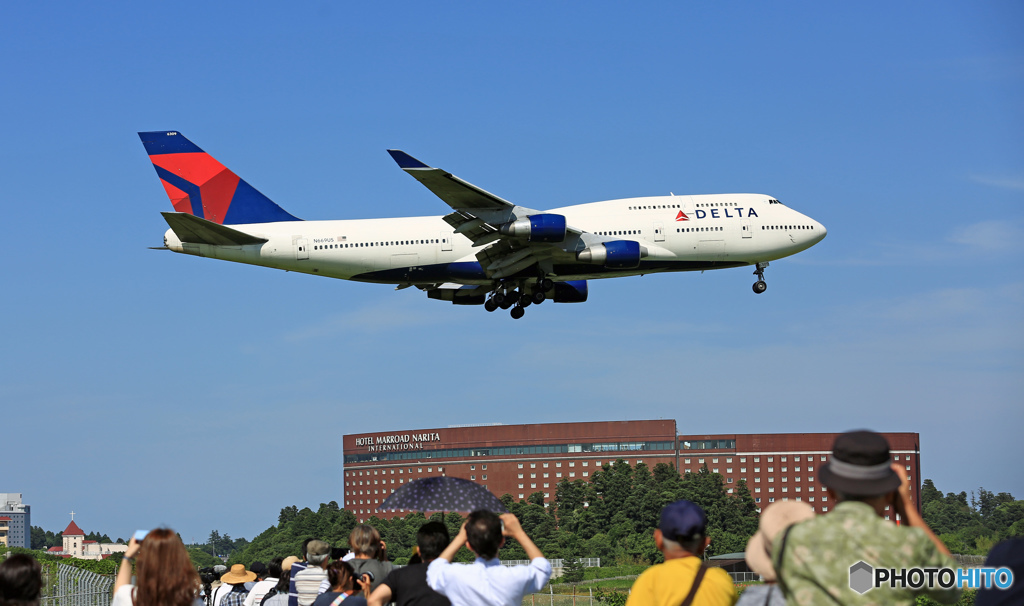 [青空]DELTA 747-400 N669US/ジャンボ保存委員会  
