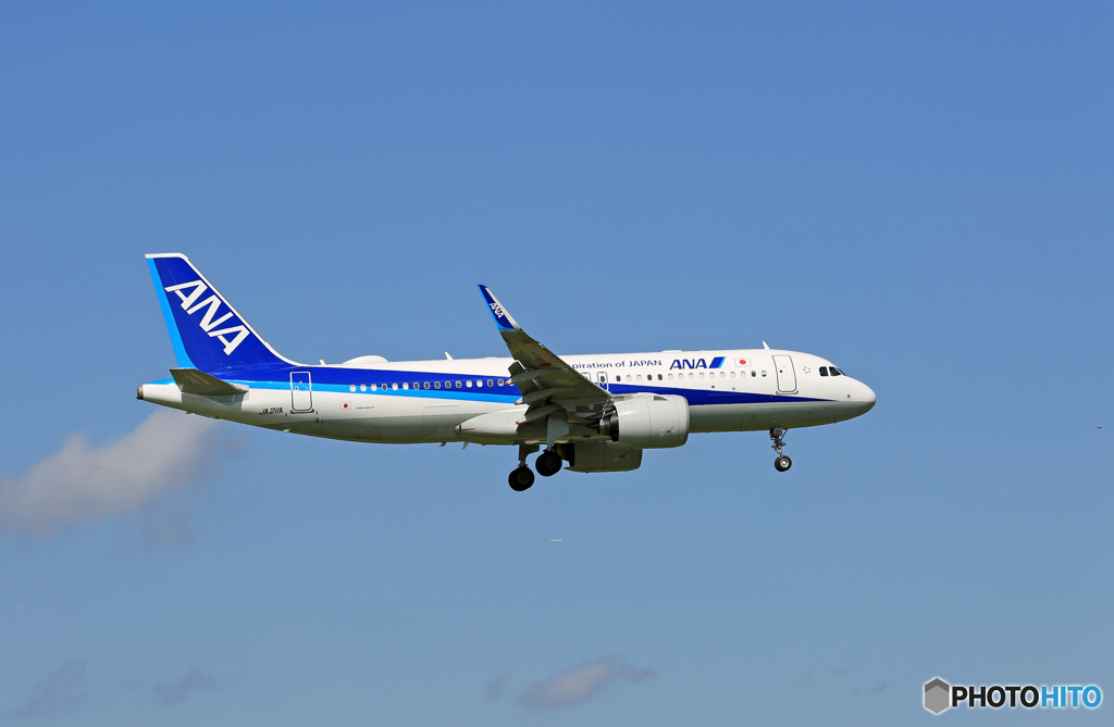 「そらー」 ANA A320 neo 271n JA211A Landing