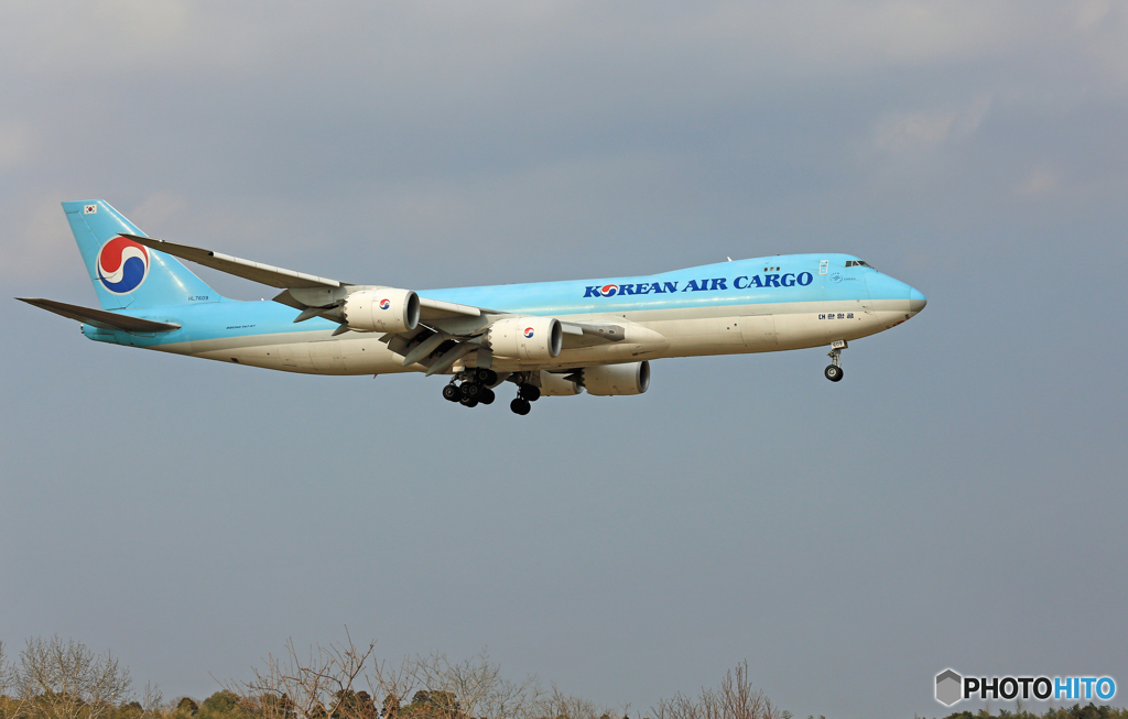 「SKY」 KOREAN CARGO 747-8F HL7609到着