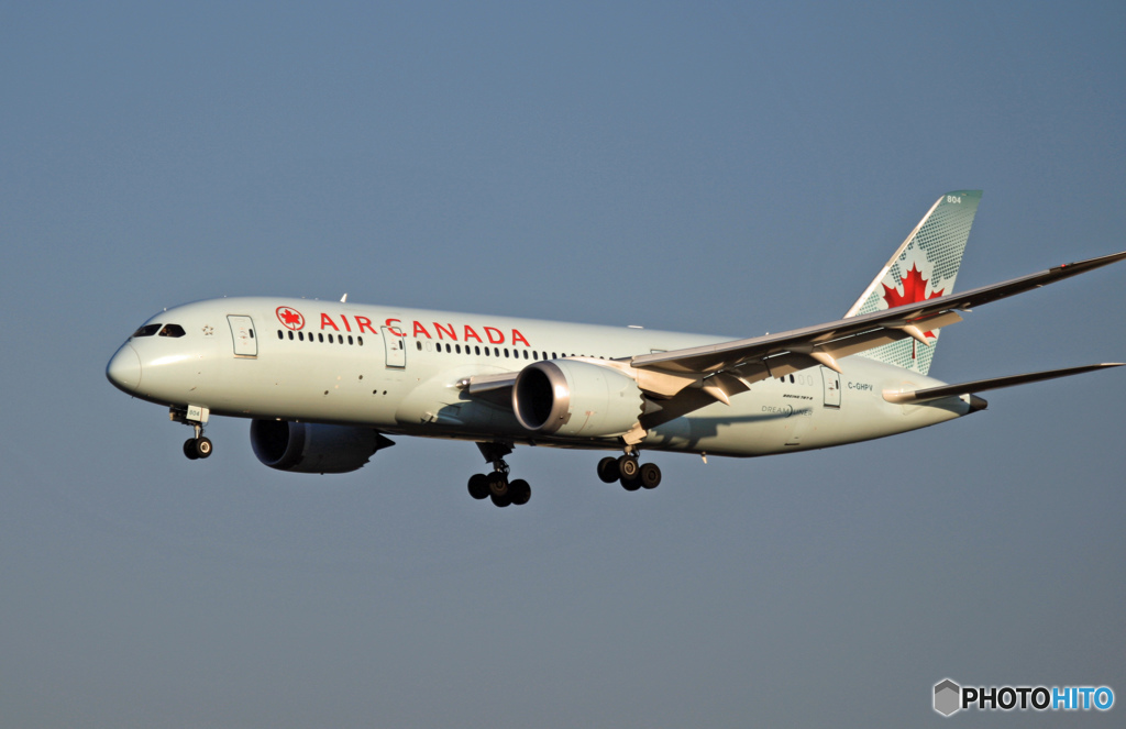 Air Canada 787-8 C-GHPV 到着 