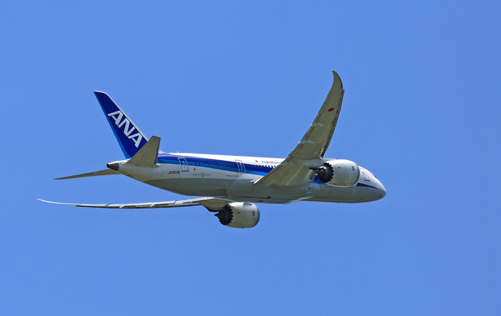 ANA 787-8 JA823A 離陸 