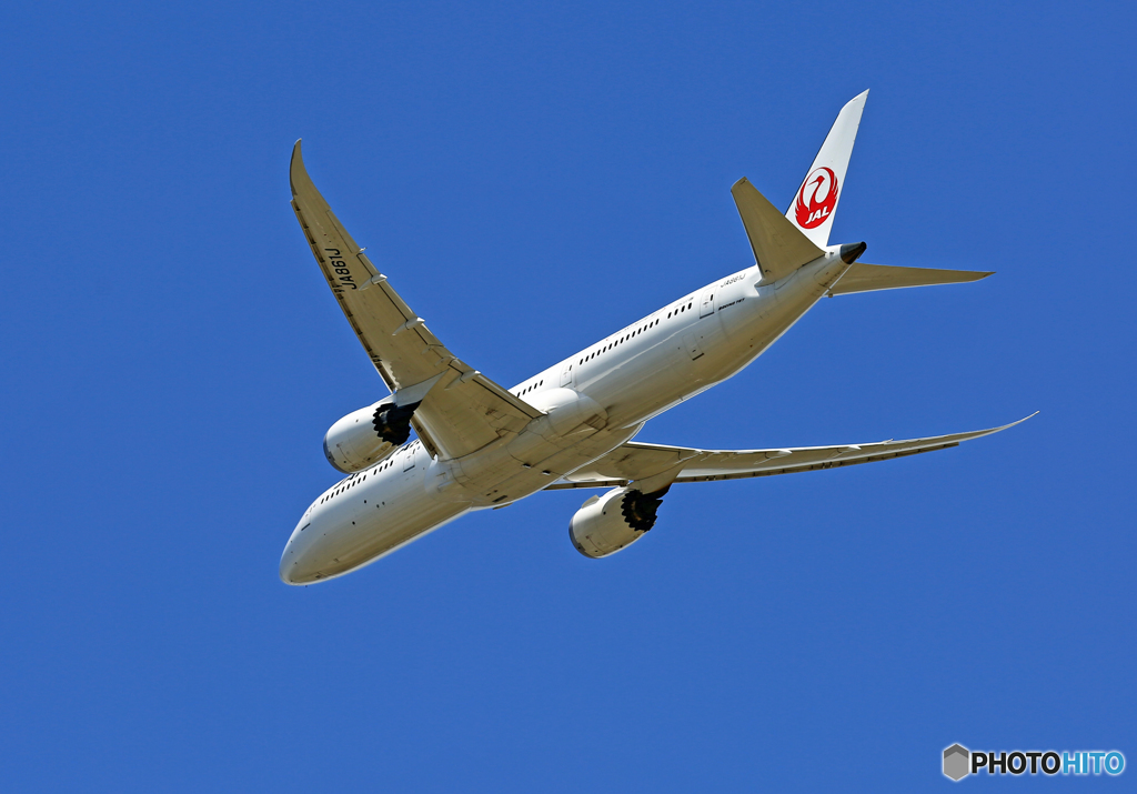 「はれ」 JAL 787-9 JA861J 飛び立ち 